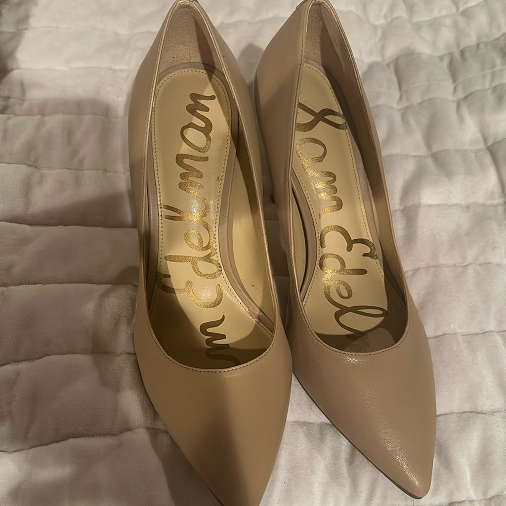 Sam Edelman Hazel heels- Size 7.5 wide.Worn a few times.